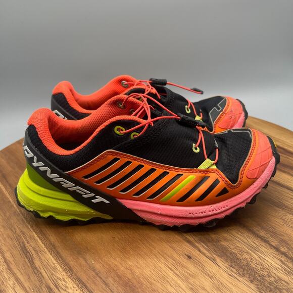 Dynafit Alpine Pro Shoes Womens 7 Orange Trail Running Comfort Walking Sneakers - Picture 1 of 8